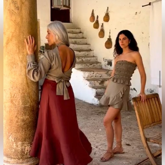 Arkitaip linen skirt - Picture 1 of 4